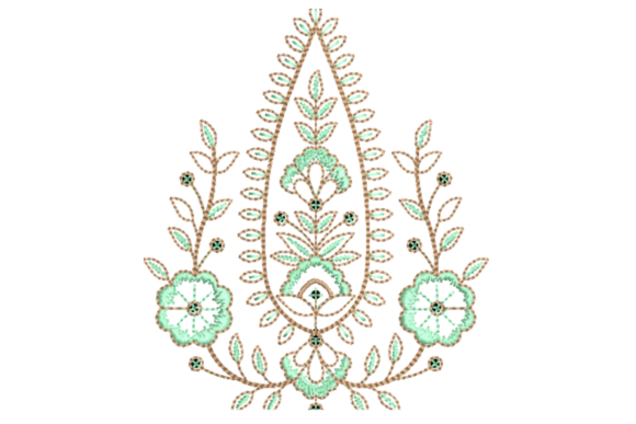 Wonderful Flowers Embroidery Design